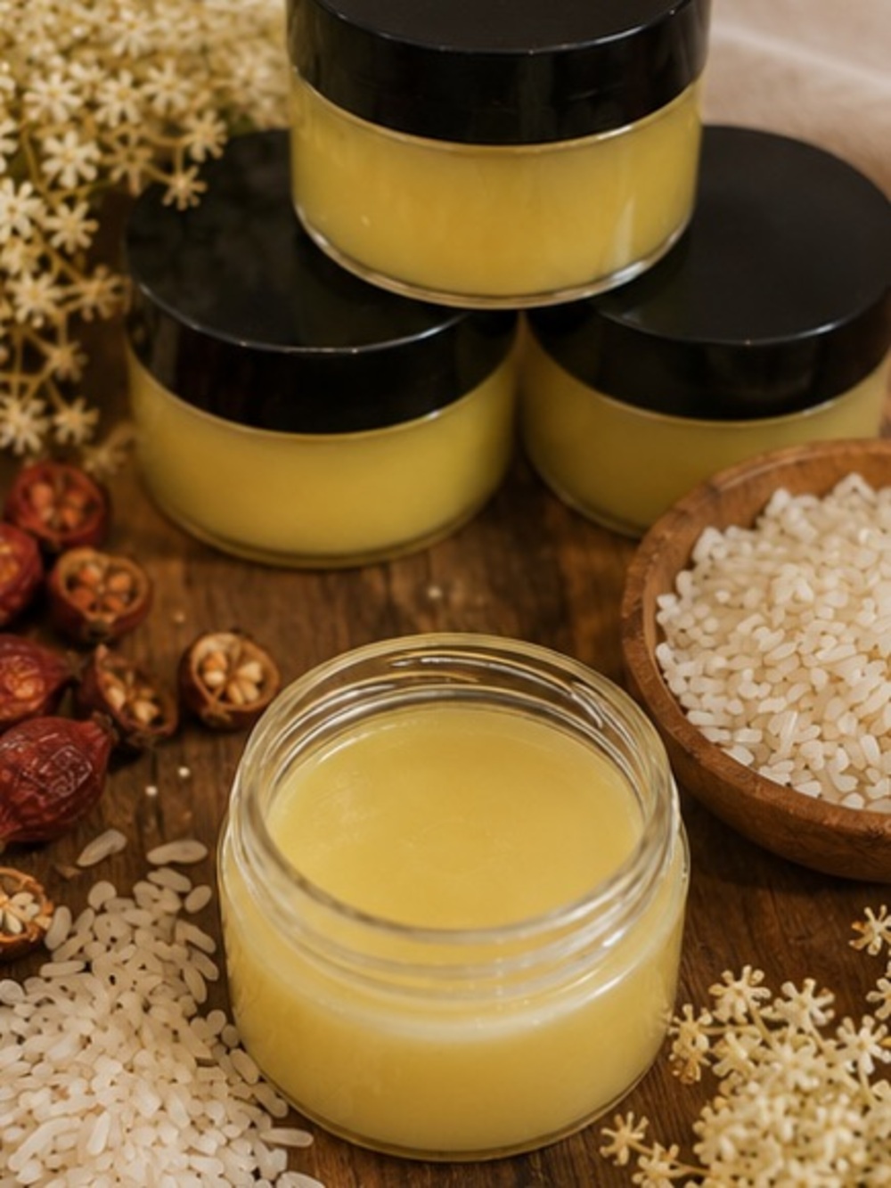 Orchid & Vine The Balm Skincare Moisturizer Elderflower Rice & Sweet Almond Oil